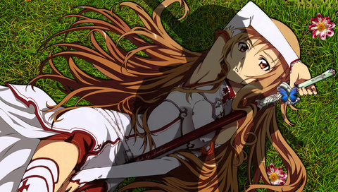 Sword art online, sao, yuuki asuna,  ,   