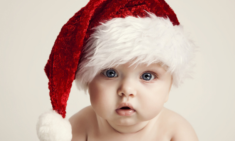 adorable funny, Happy baby, big beautiful blue eyes, merry christmas, children, new year, kid