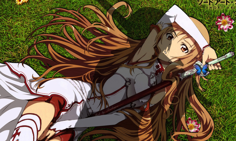 Sword art online, sao, yuuki asuna,  ,   