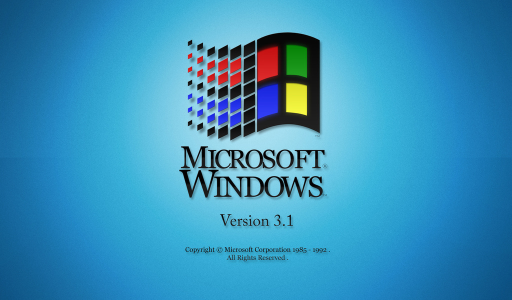 blue, Microsoft windows, retro, operating system