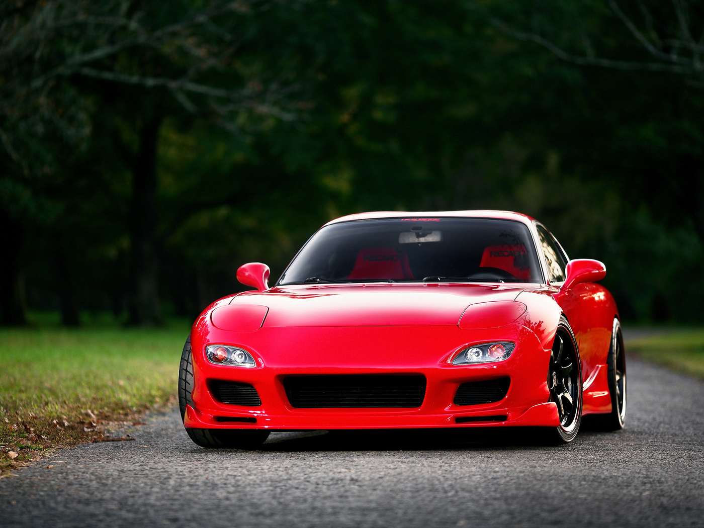 , red, Mazda, front, , fd, rx-7