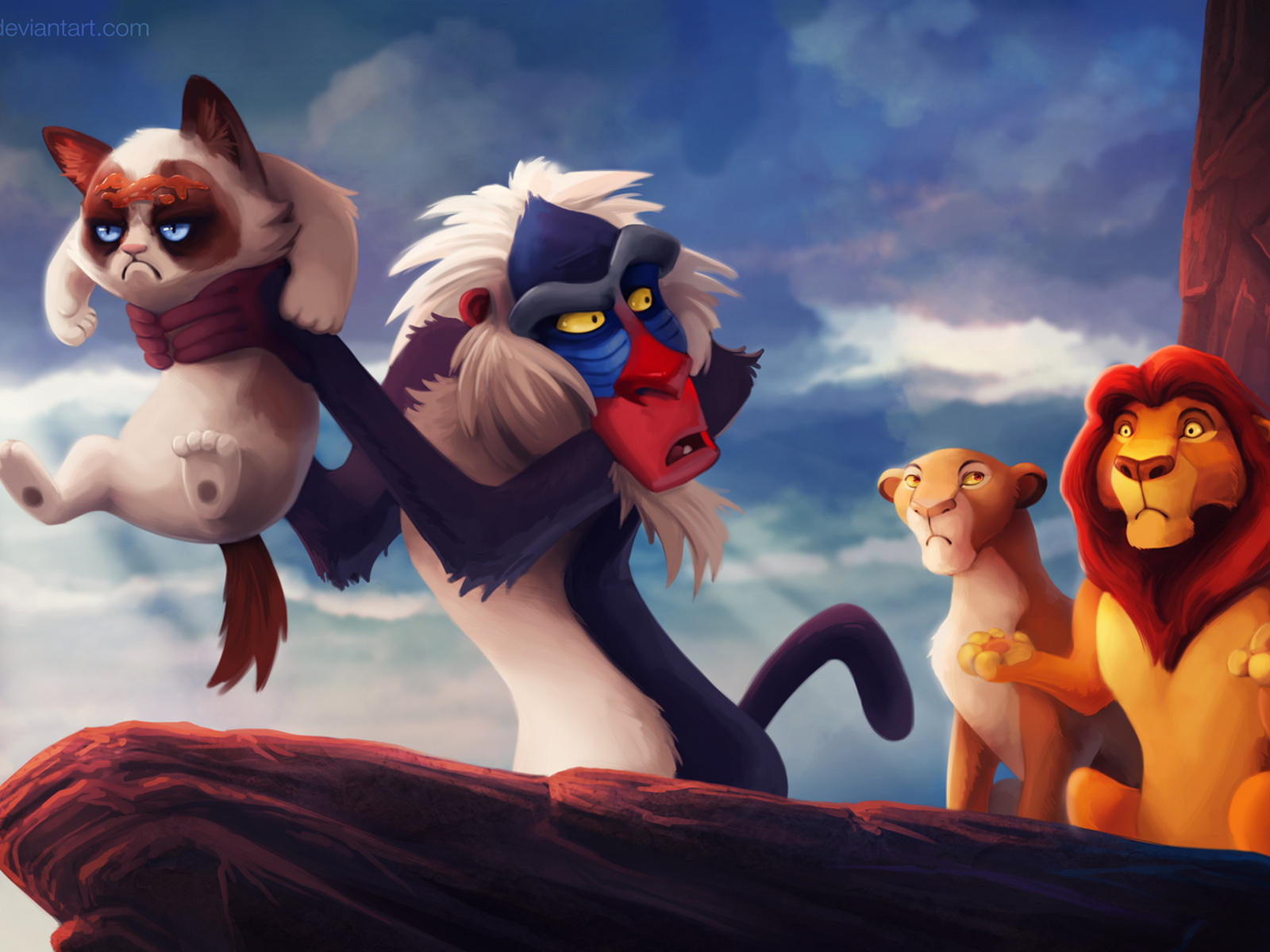 grumpy cat, lion king, lion, king, , ,  ,  , , , 