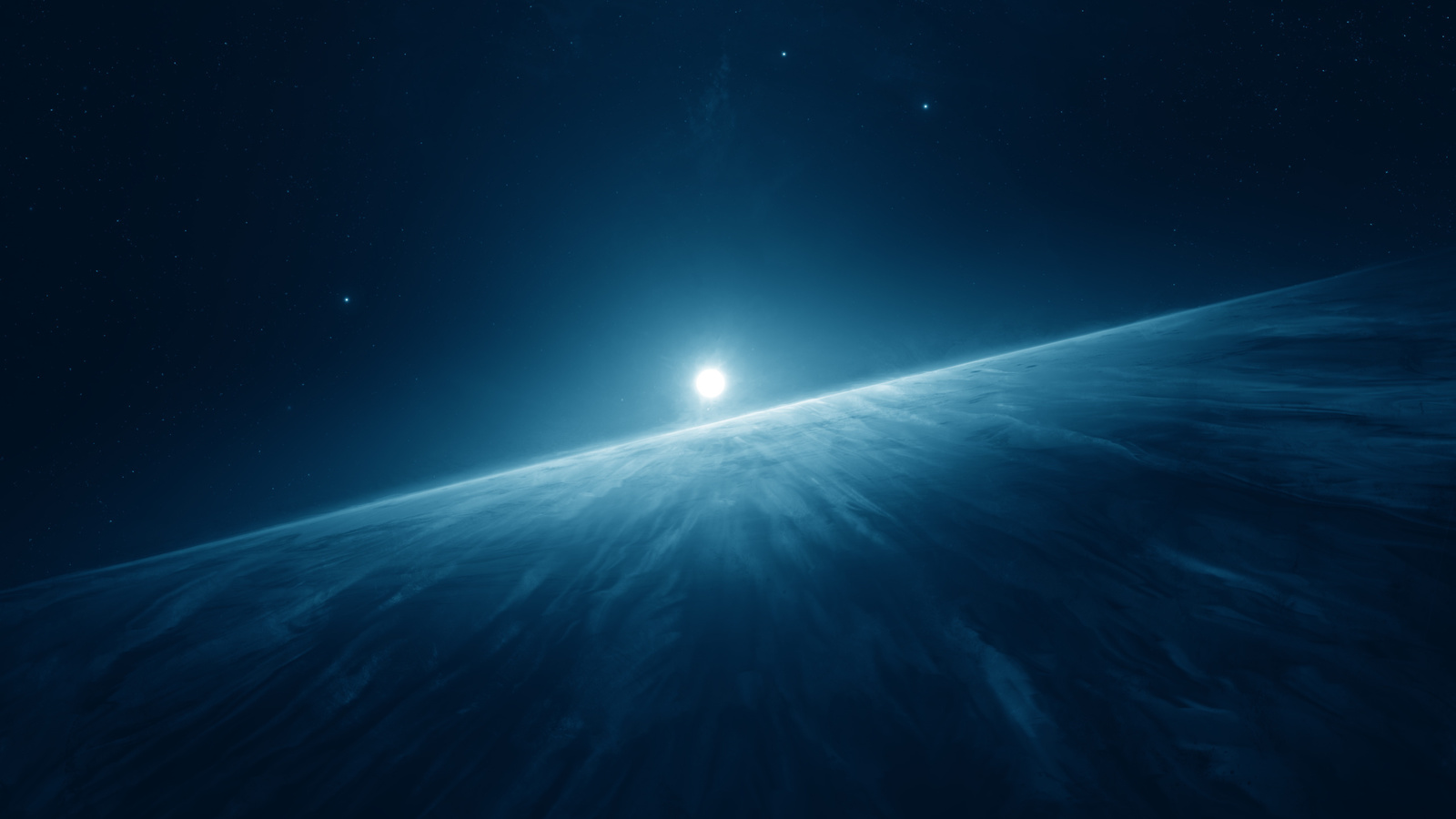 Planet, sun, sci fi