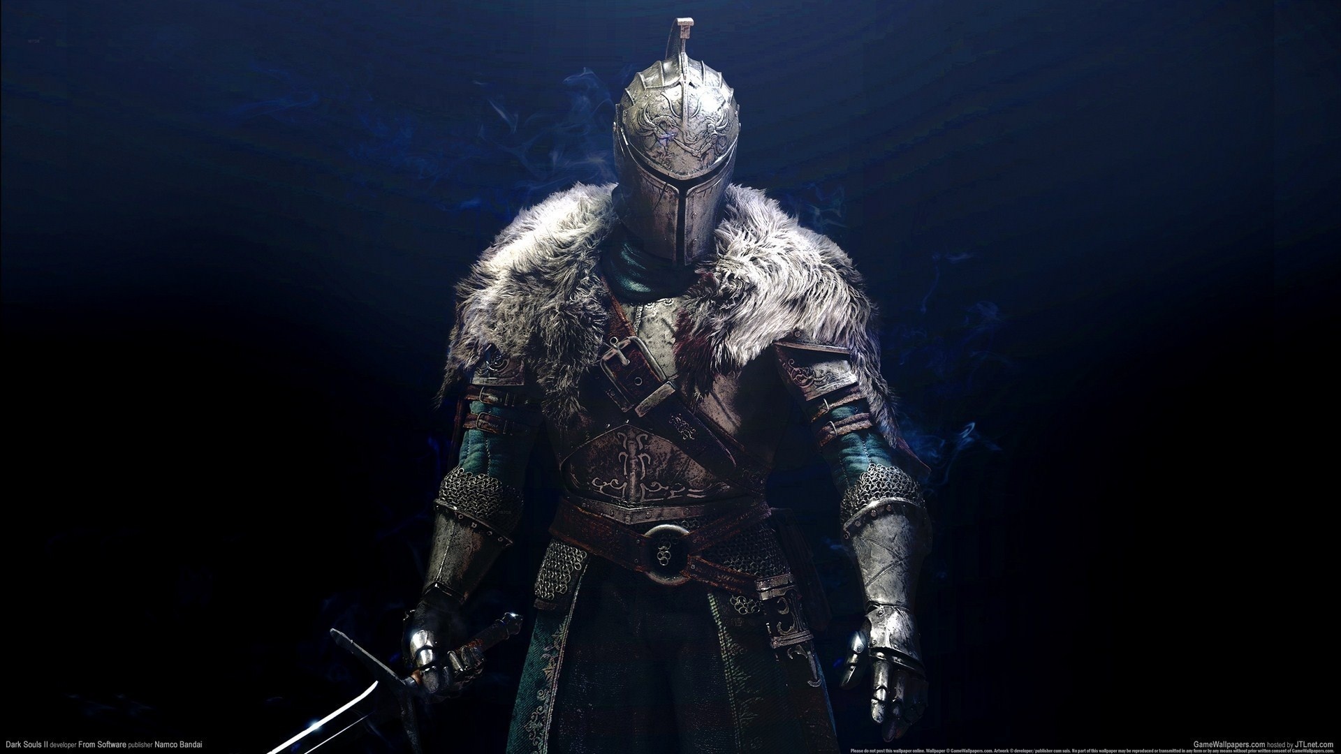 Dark souls 2, knight, armor, background, warrior, game