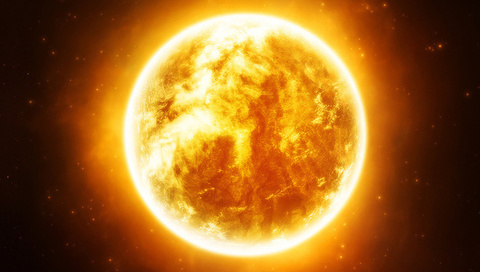 Sun, yellow, sci fi