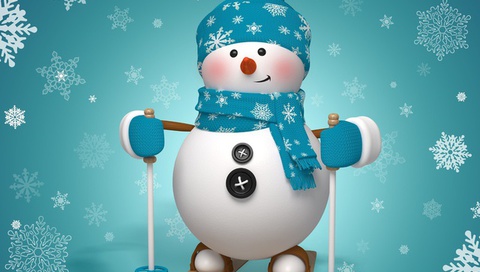 , snowman, ,  , snow, winter