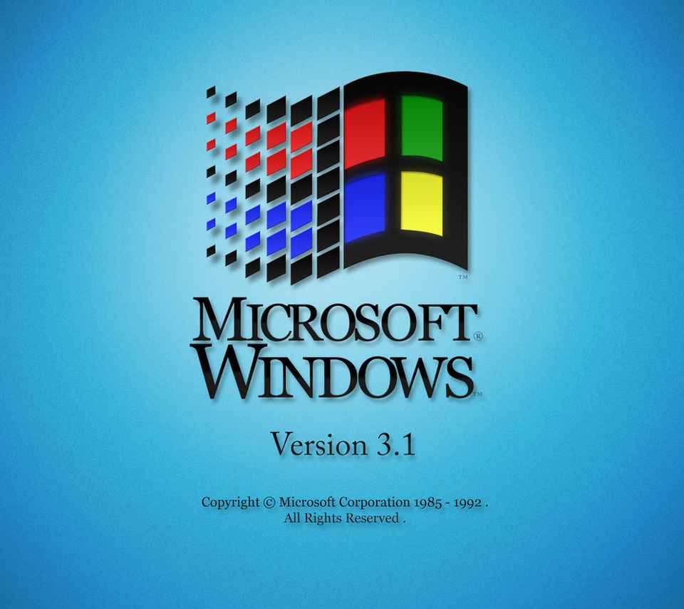 blue, Microsoft windows, retro, operating system