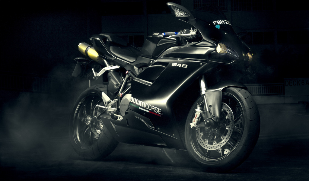 Ducati, evo,  , black, 848