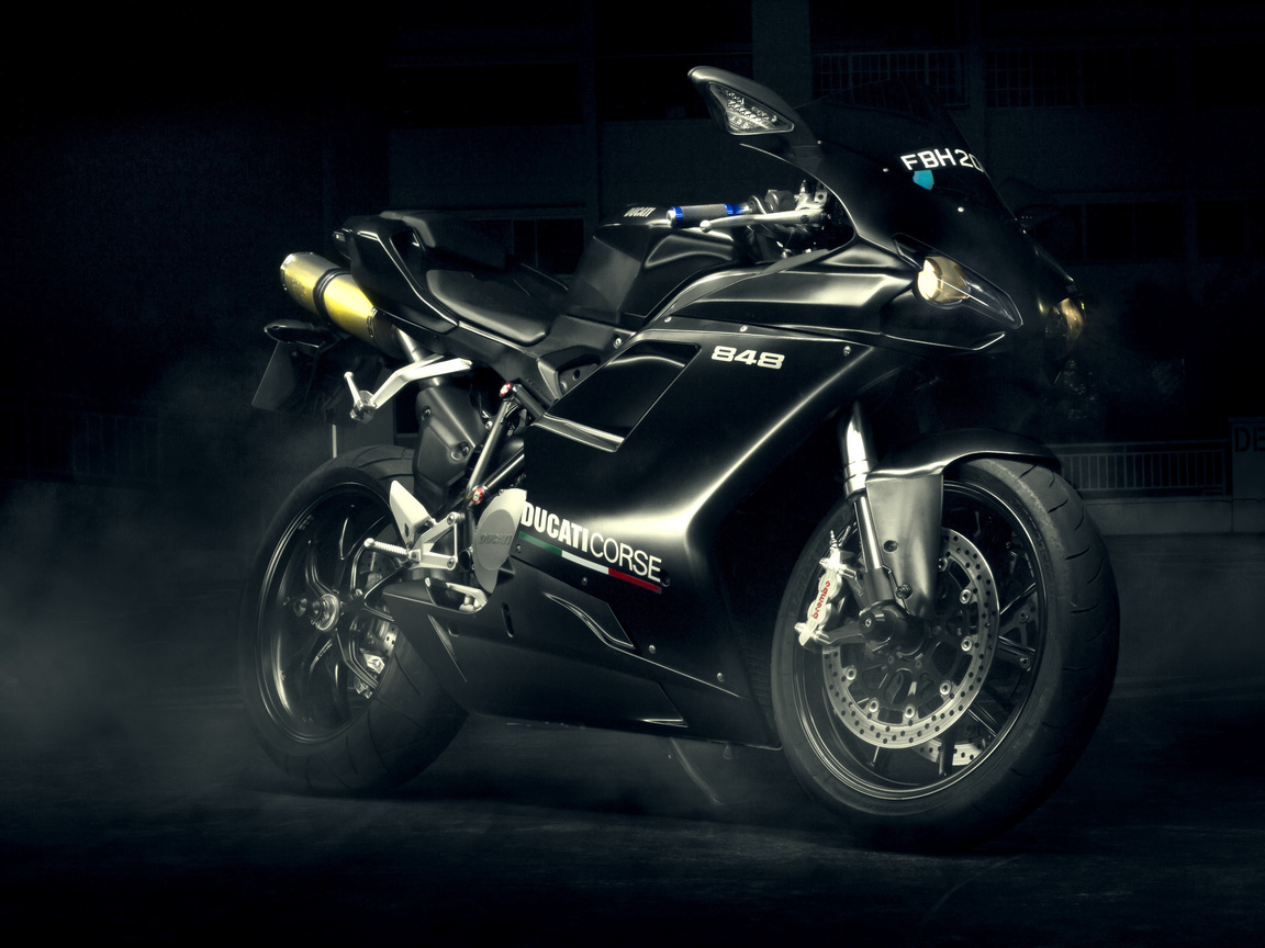 Ducati, evo,  , black, 848