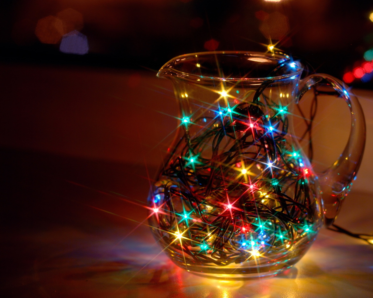 Lights, bokeh, window, star, glass, dream