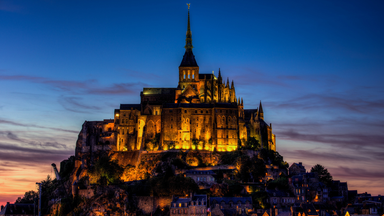 Mont-saint-michel, basse-normandie, le mont-st.-michel, --, france