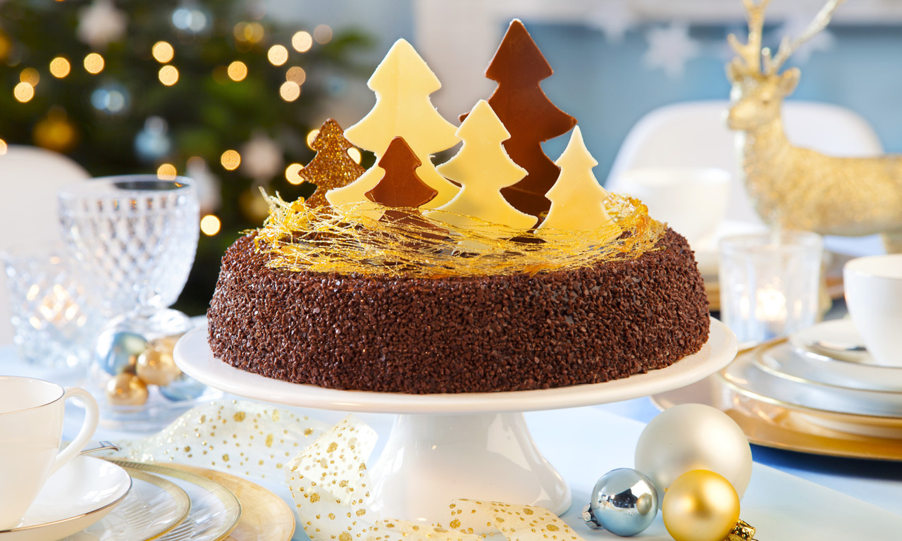 merry christmas, Holiday, christmas, cake, decoration, christmas tree, happy new year, dessert