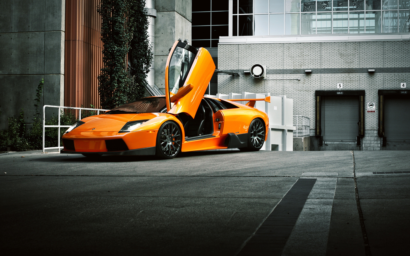 , front, , murcielago, orange, Lamborghini