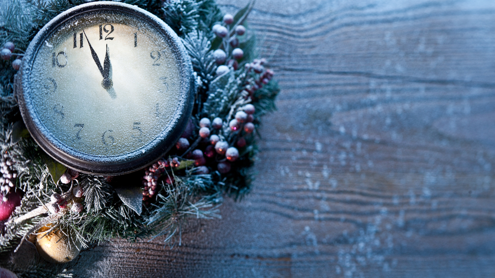 new year,  , , frozen, Clock