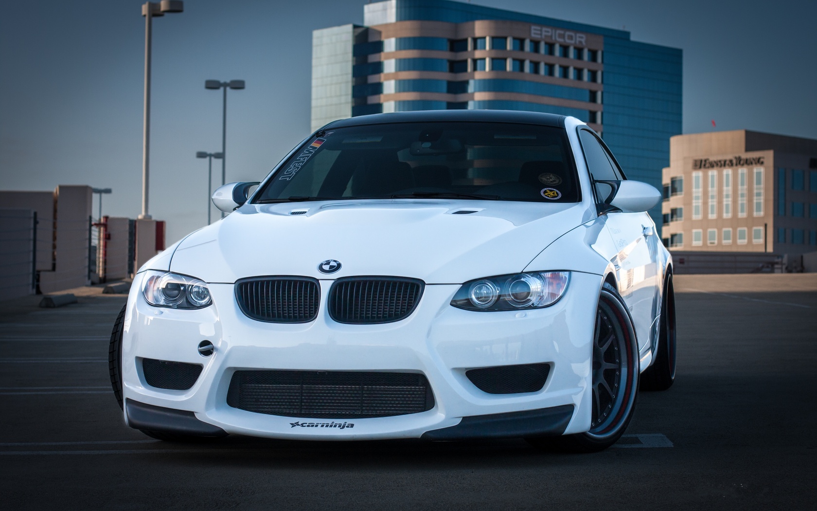 e92, , , white, epicor, m3, building, parking, Bmw, , 