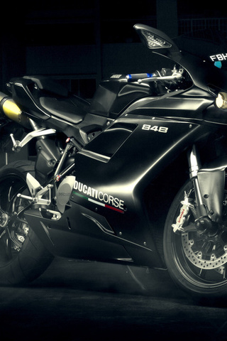 Ducati, evo,  , black, 848