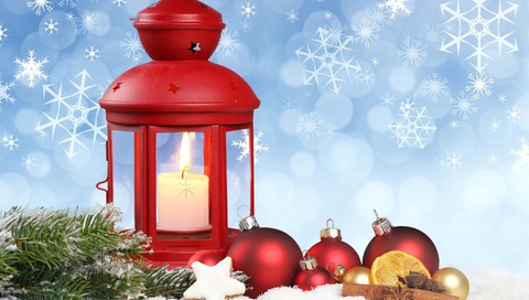 merry christmas, ornaments,  , snow, New year, balls, lantern, stars, snowflake