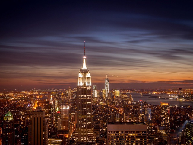 manhattan, nyc, empire state building, usa, New york, -, new york city, 