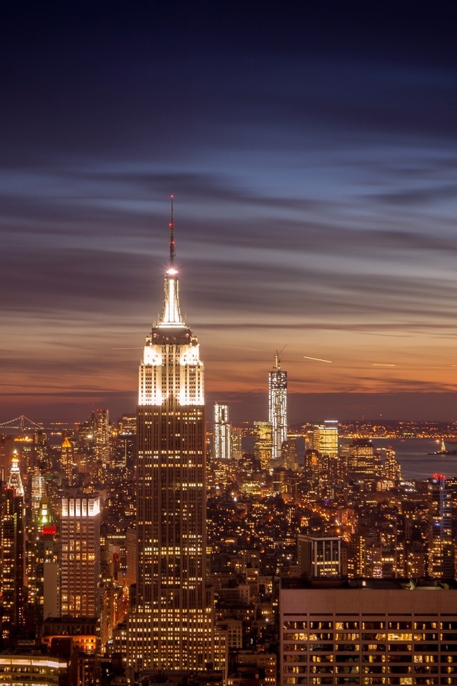 manhattan, nyc, empire state building, usa, New york, -, new york city, 