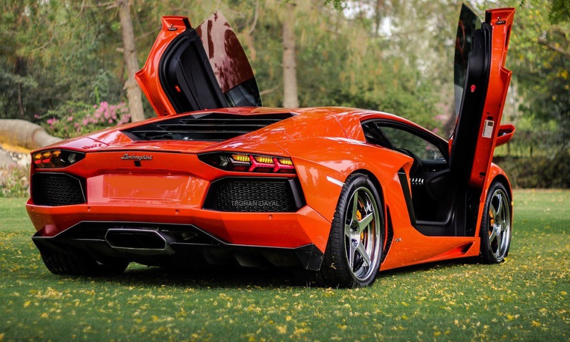 , orange, Lamborghini, lp700-4, , aventador