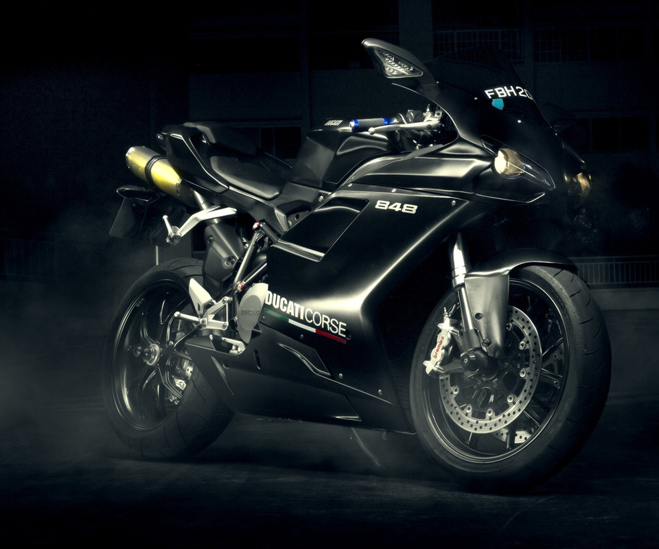 Ducati, evo,  , black, 848