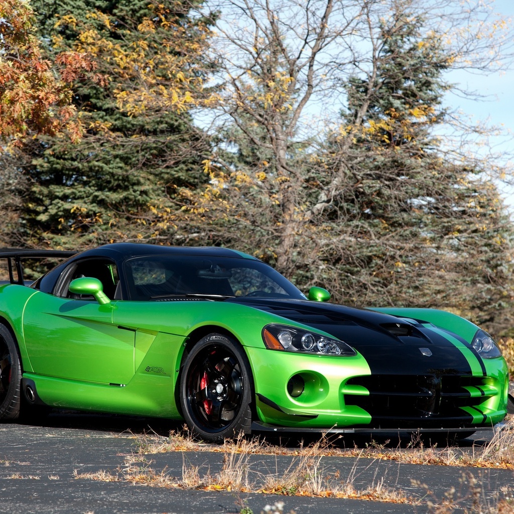 , trees, , acr snakeskin edition, Dodge, green, viper, 