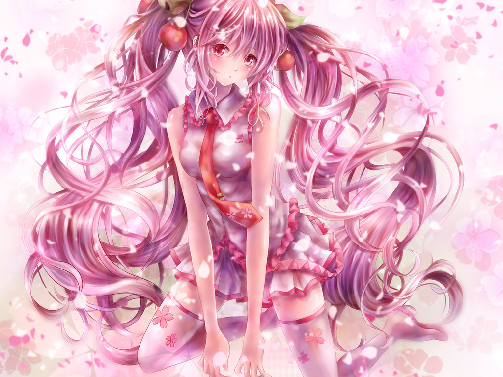 tandolcedeco, , , vocaloid, sakura miku, , 