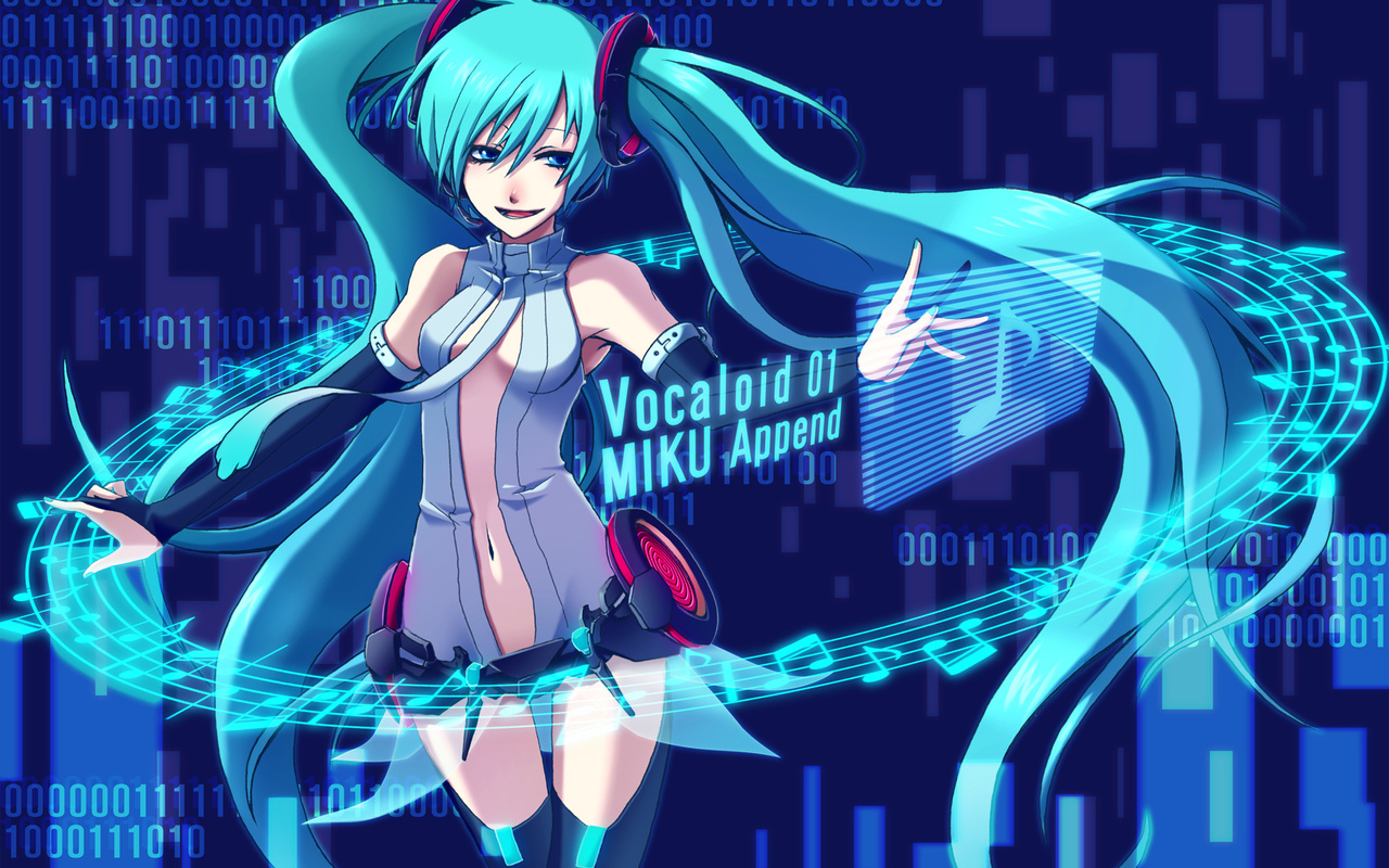 miku append, , hatsune miku, vocaloid, , , 