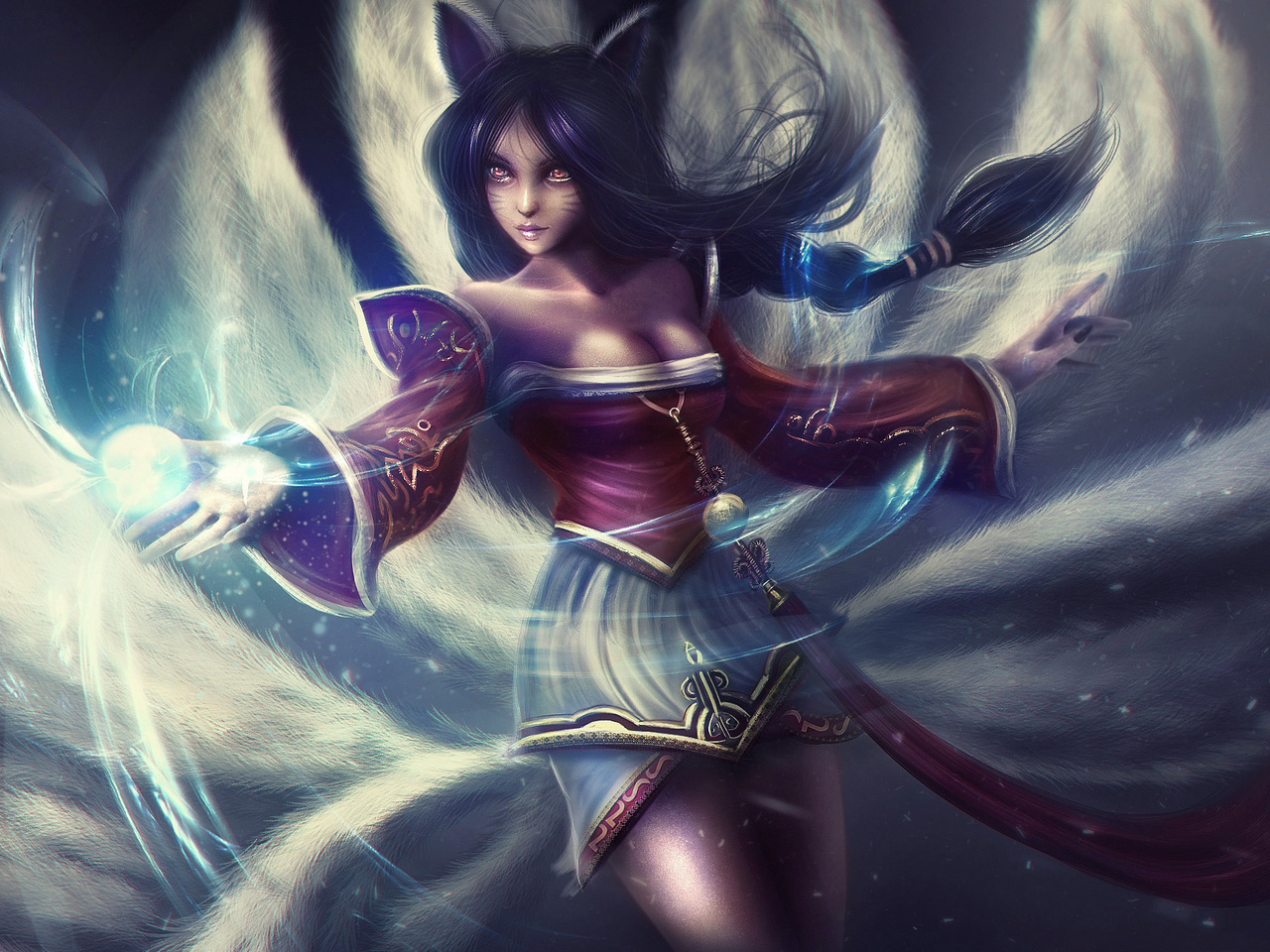 Ahri, league of legends, , , , lol