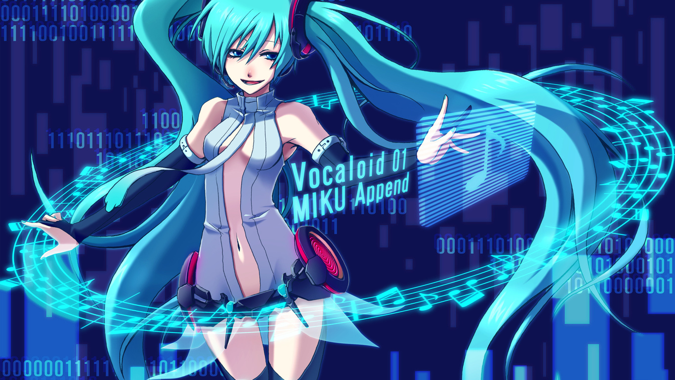 miku append, , hatsune miku, vocaloid, , , 