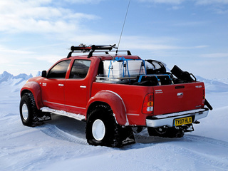 north pole, , Toyota, arctic trucks, red, hilux,  , 