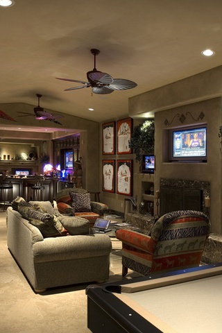 Interior, pool table, room bar, , , , game, billiard