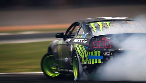 smoke, formula drift, mustang, rtr, Ford, team, monster energy, motion, vaughn gittin jr