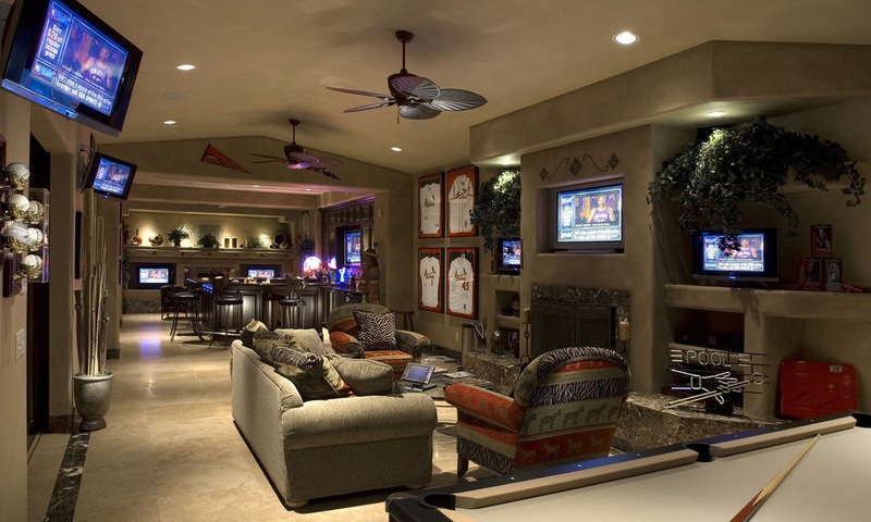 Interior, pool table, room bar, , , , game, billiard