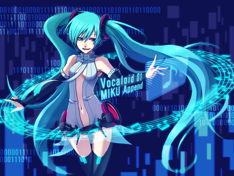 miku append, , hatsune miku, vocaloid, , , 