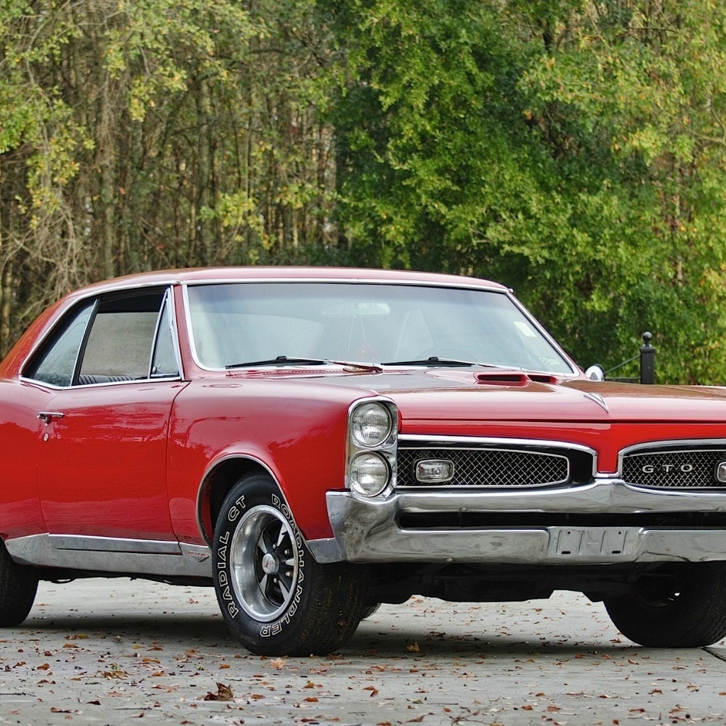classic, 1967, hardtop, coupe, red, muscle car, retro, Pontiac, , , gto