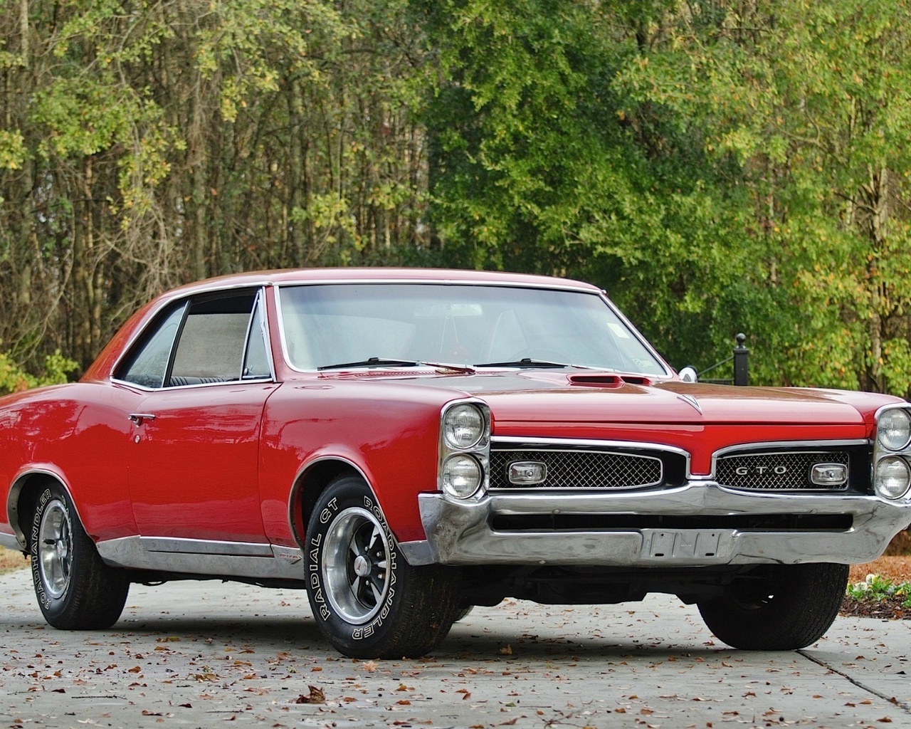 classic, 1967, hardtop, coupe, red, muscle car, retro, Pontiac, , , gto