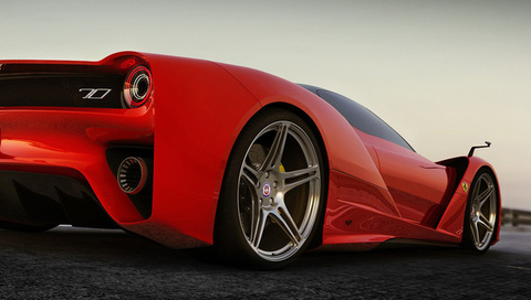 , concept, ferrari, 