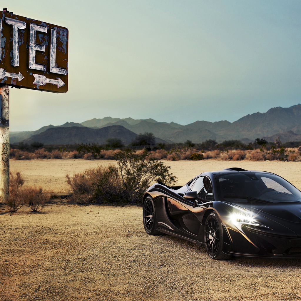 , car, , , black,  , Mclaren p1