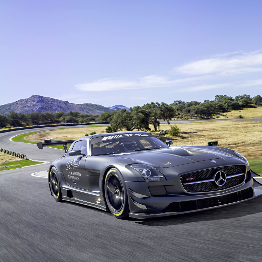 gt3, amg, sky, sportcar, motion, tuning, sls, road, Mercedes-benz