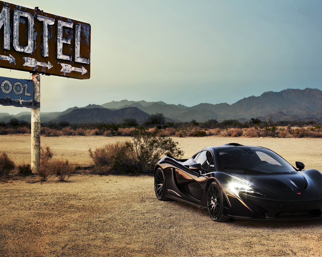 , car, , , black,  , Mclaren p1