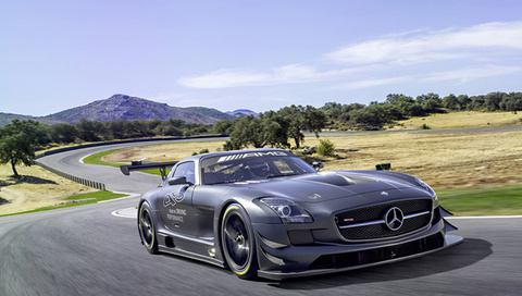 gt3, amg, sky, sportcar, motion, tuning, sls, road, Mercedes-benz