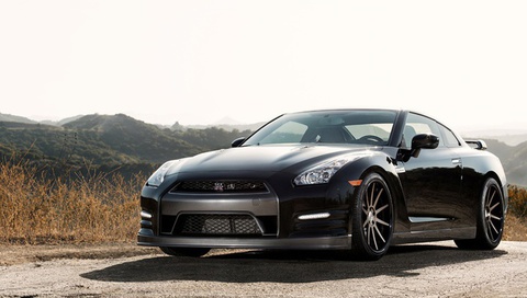 shadow, , mountains, r35, , , , Nissan, black, gtr, 