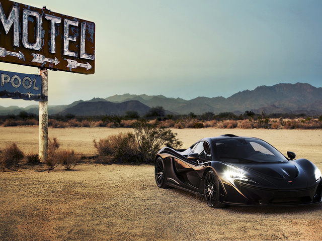 , car, , , black,  , Mclaren p1