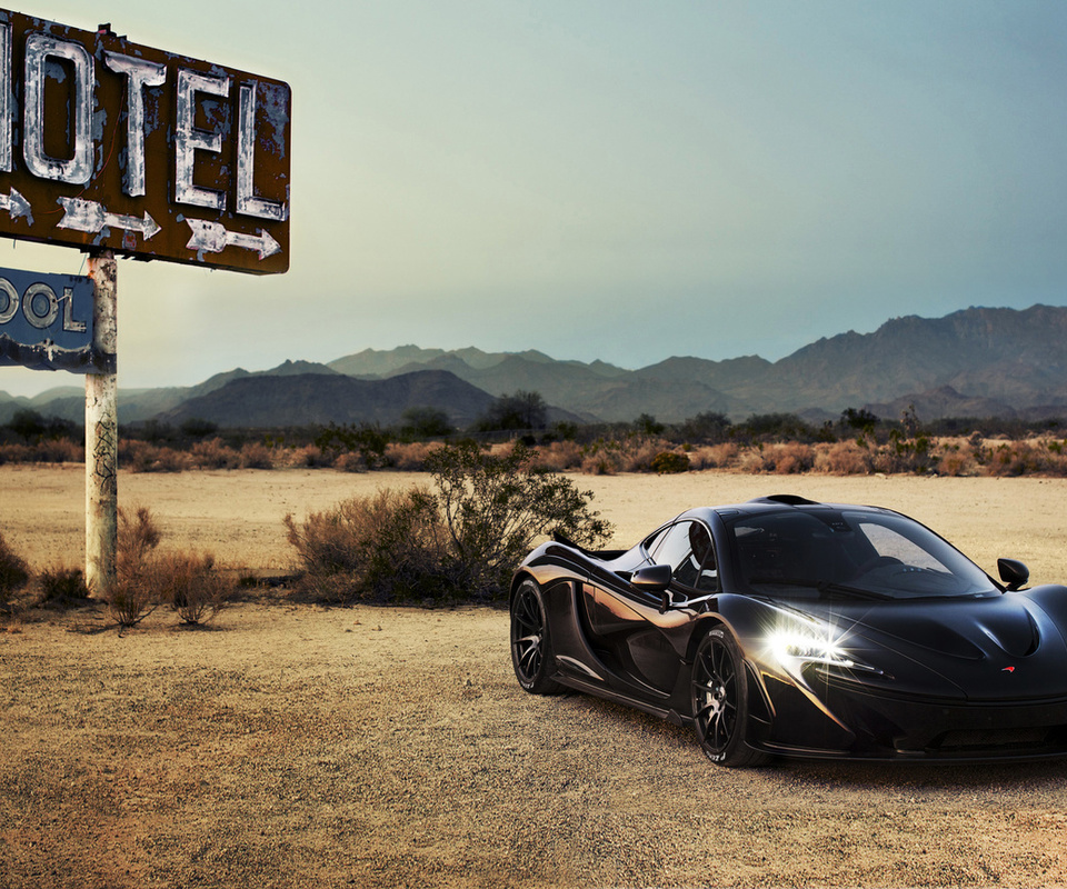 , car, , , black,  , Mclaren p1