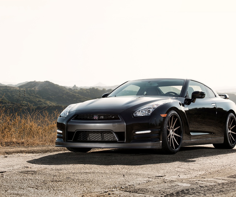 shadow, , mountains, r35, , , , Nissan, black, gtr, 