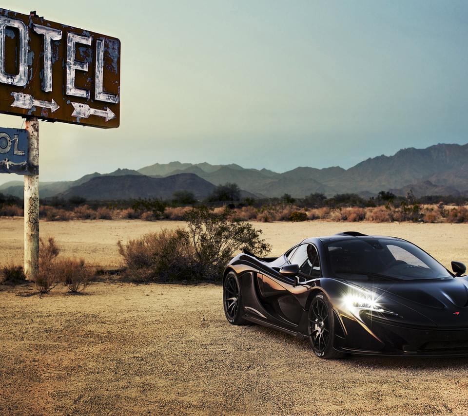 , car, , , black,  , Mclaren p1