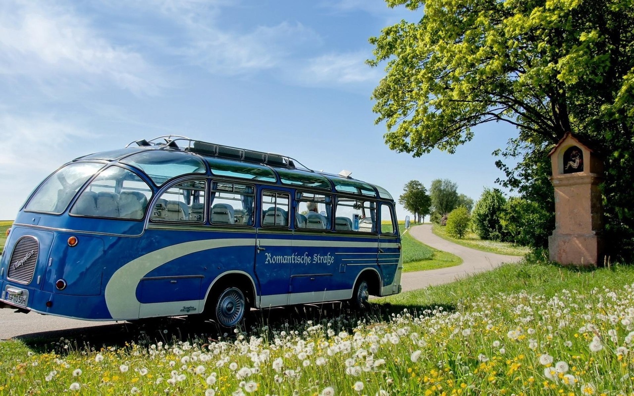 neoplan, vintage, bus