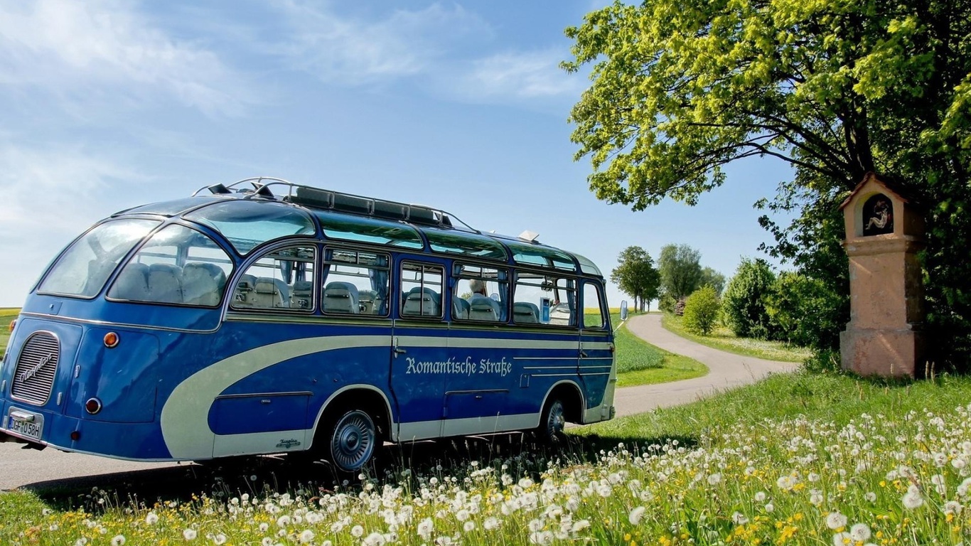 neoplan, vintage, bus