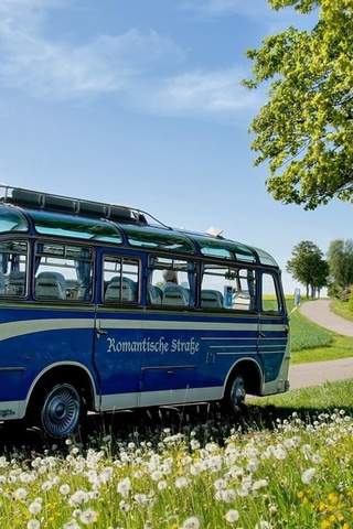 neoplan, vintage, bus